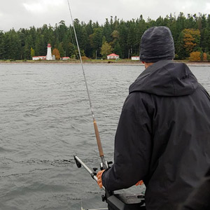 Man fishing